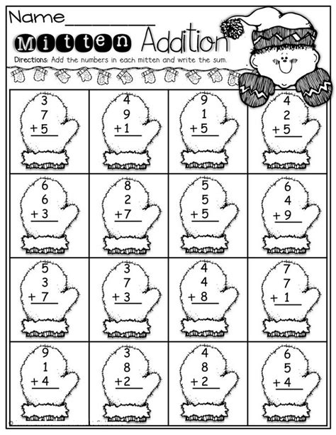 Résultat d’images pour 3 Addends Addition Worksheet