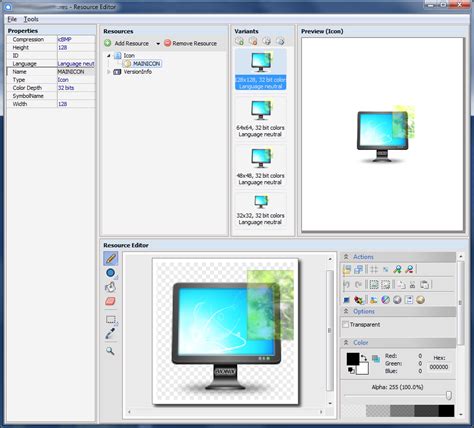 Toradh íomhá ar Delphi Program Icon
