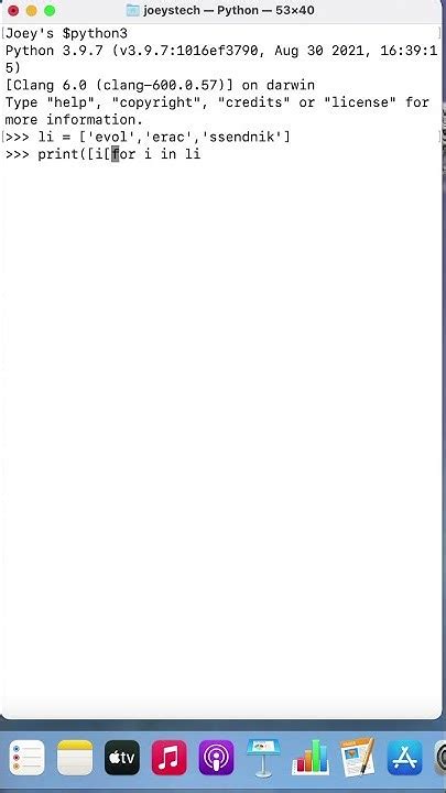 Image result for Comprehension Python Reverse List