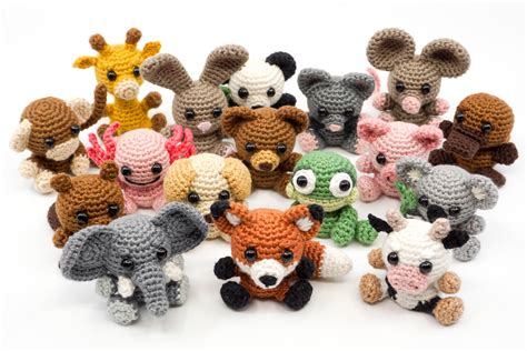 Toradh íomhá ar Crochet Small Animals