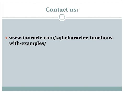 Afbeeldingsresultaten voor SQL Character Functions List