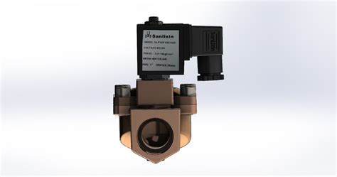 Image result for Solenoid CAD Model