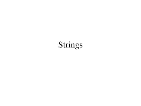 Image result for Is String an Example of Lingering