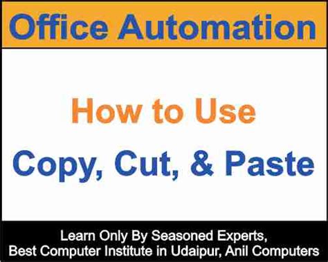 Image result for Process of Copy Paste and Cut Paste