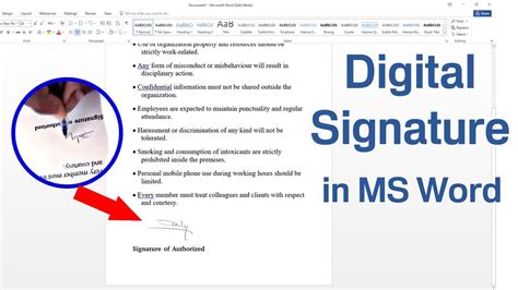 Image result for Create Digital Signature in MS Word