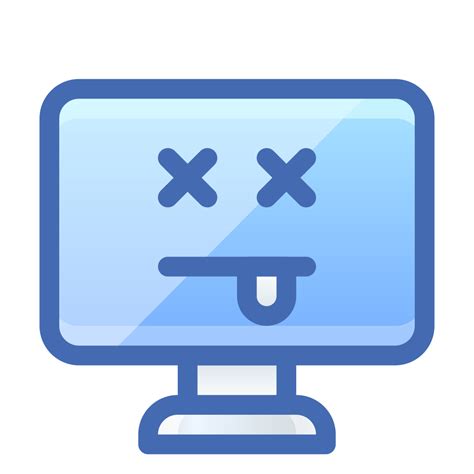 Image result for Broken Computer Machine Not Working Icon