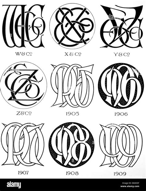 Image result for Monogram Examples 1800