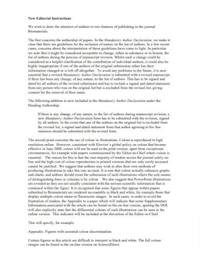 Image result for Editorial Paper Example