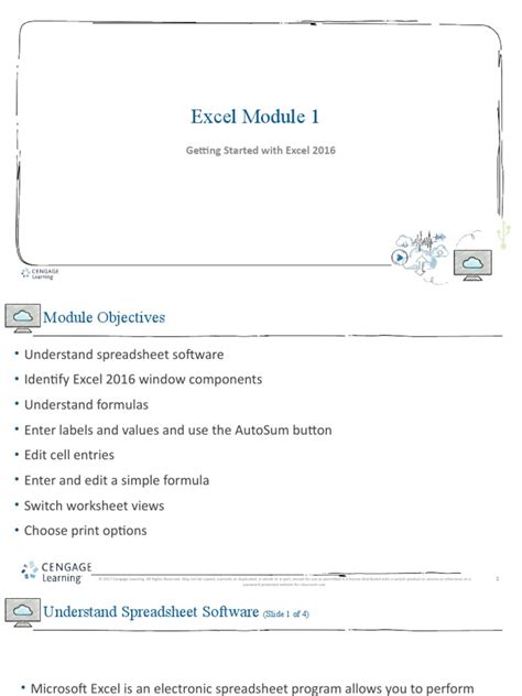 Image result for Excel Module 1 Looks Like