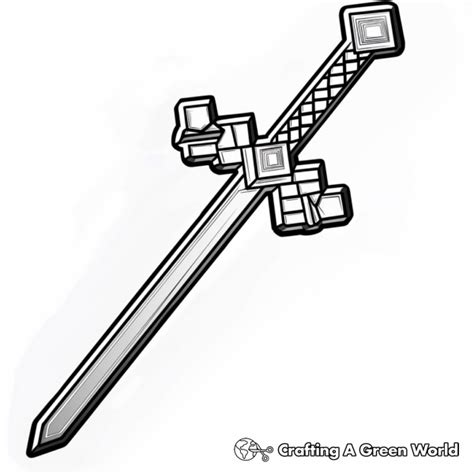 Minecraft Sword Printable Free Small に対する画像結果