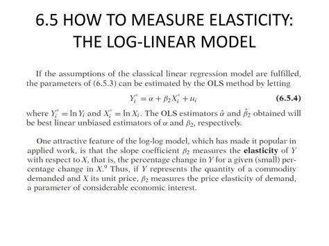 Image result for Lin Log Model