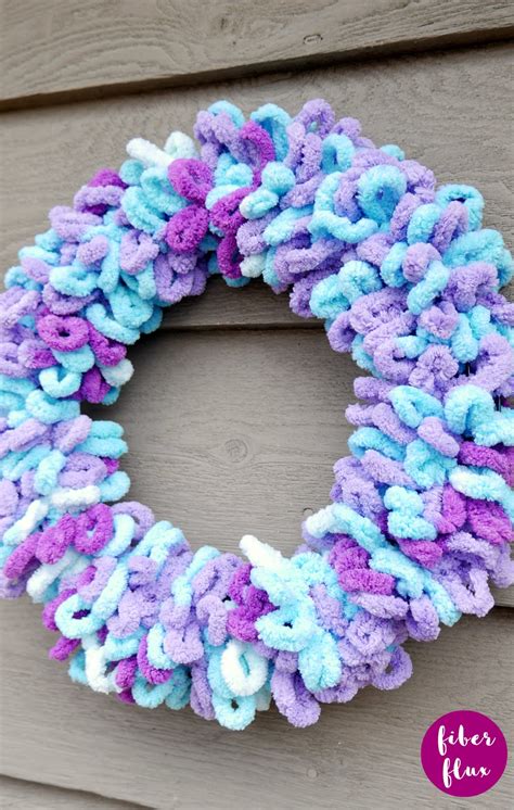 Toradh íomhá ar Patterns Yarn Wreath