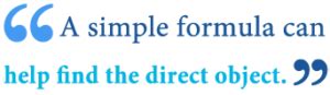 Image result for What Is a Direct Object Example
