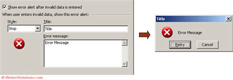 Data Validation Excel Error Alert に対する画像結果