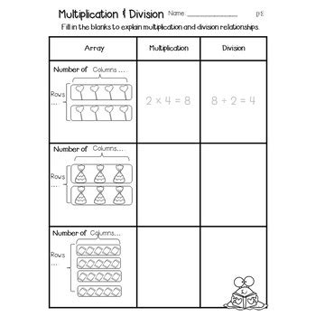 Image result for 3rd Grade Math Worksheets Multiplication and Division
