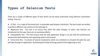 Selenium Testing Topics に対する画像結果