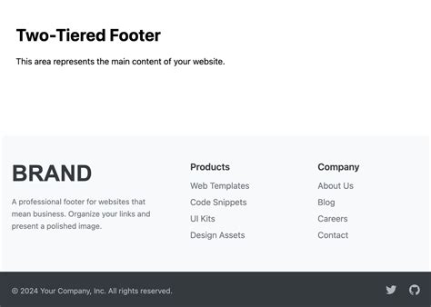 Image result for Form Footer.html without CSS