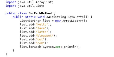 Image result for For Each Method in Java
