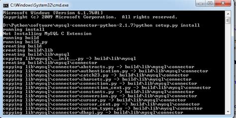 Toradh íomhá ar Install MySQL Python