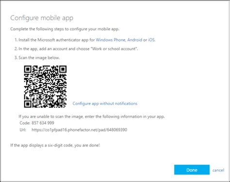 Image result for Microsoft Authenticator Setup QR Code