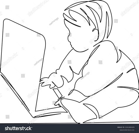 Image result for Bored Kid Computer Drawing