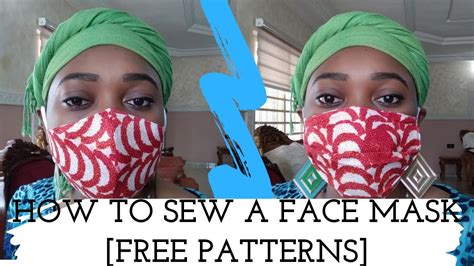 Image result for FreeNew Breathable Face Mask Pattern