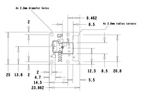 Image result for Raspberry Pi 3 Mechanical Drawing