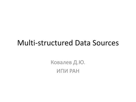 Image result for Structured Data Sources
