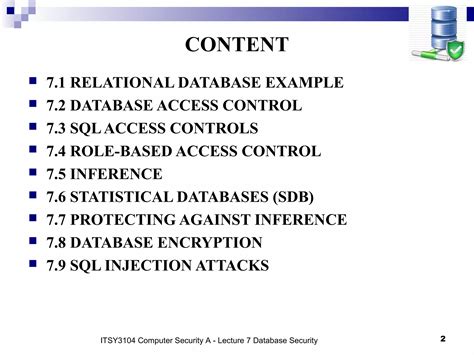 Statistical Database Security PPT に対する画像結果