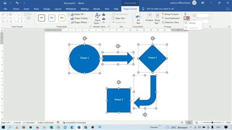 Toradh íomhá ar Create Flowchart Word