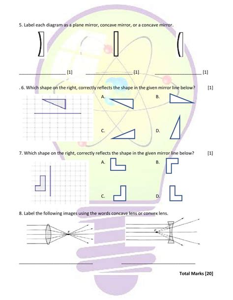 Image result for Mirror Reflection Worksheet