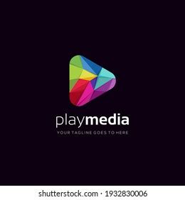 Image result for Play Button Colorful Logo