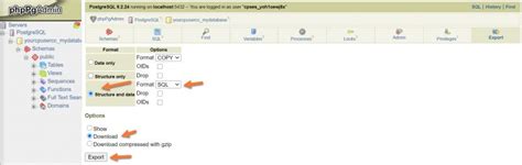 Image result for How to Export Database PostgreSQL