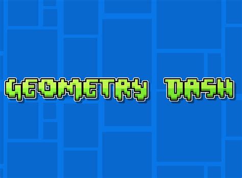 Image result for Geometry Dash Title Screen Template