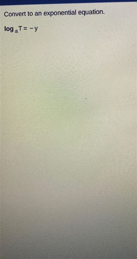 Image result for Convert to Exponential Equation