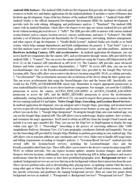 Image result for Android SDK Features