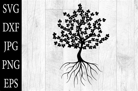 Image result for Free SVG Tree with Roots Silhouette