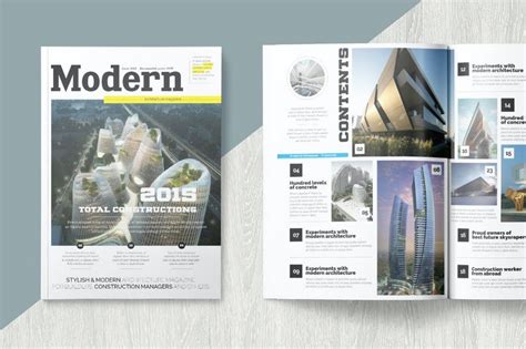 Image result for InDesign Layout Templates Free Modern Magazine
