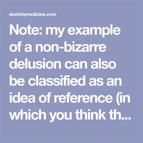 Image result for Delusions of Reference Examples
