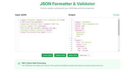 Toradh íomhá ar JSON Format with Keys