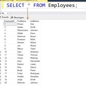 Image result for Table Name Spaces SQL
