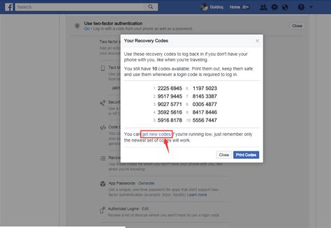 Image result for Facebook Recovery Code