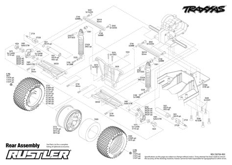 Toradh íomhá ar Nitro Rustler Exploded-View