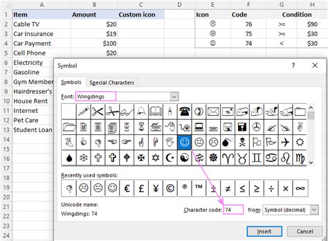 Afbeeldingsresultaten voor Create Custom Icon Set Excel