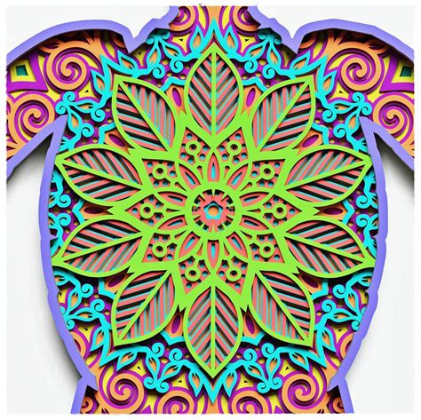 Image result for Mandala Pattern Turtle
