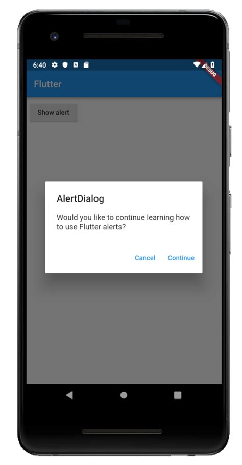 Image result for Error Dialog Examples in Flutter Application