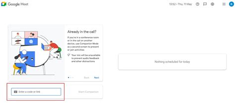 Image result for Google Meet Link Code