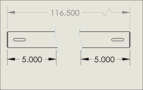 Image result for SolidWorks Diagonal Break Line