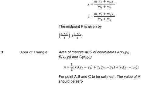 Image result for All Formulas of Coordinate Geometry