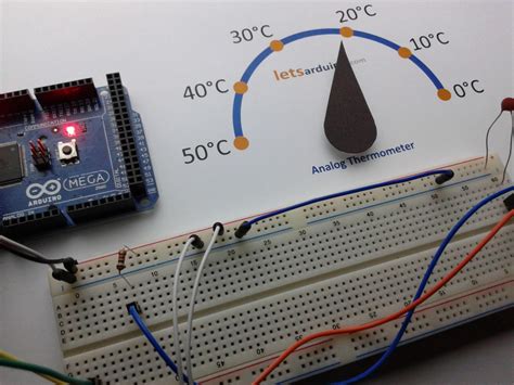 Toradh íomhá ar Thermistor Arduino Project